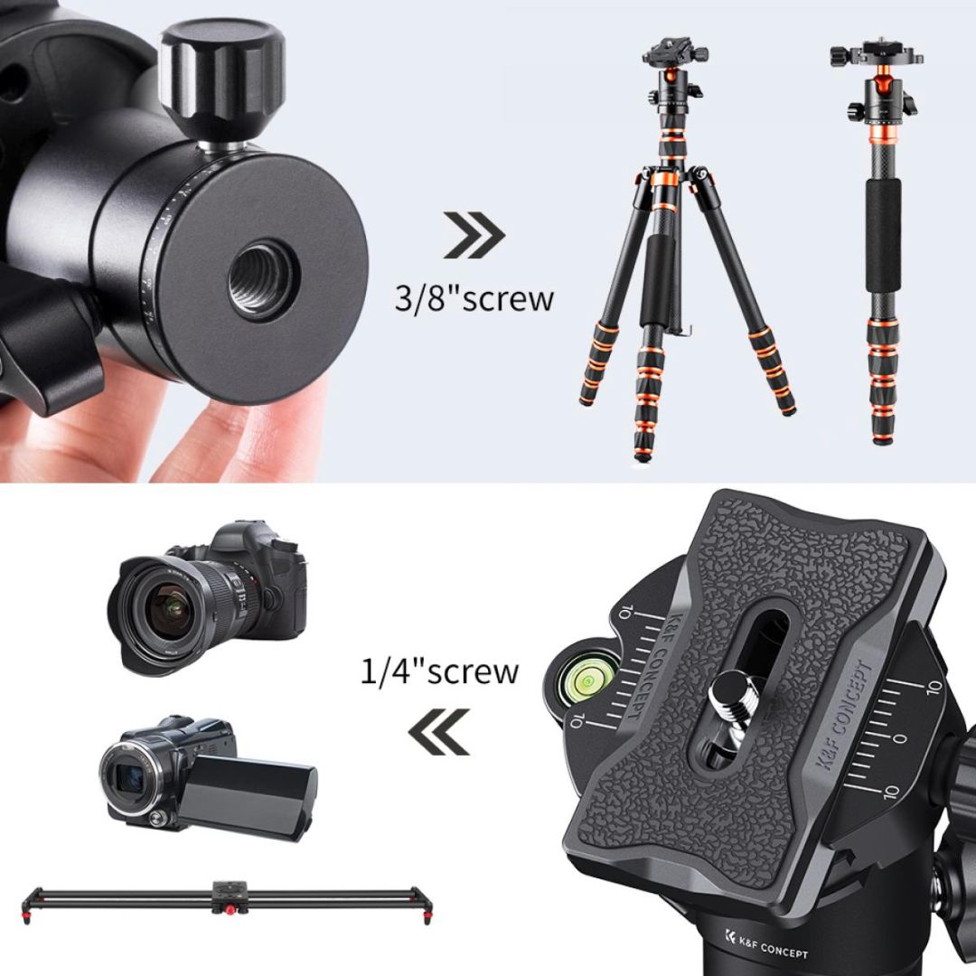 K&F Concept Professional BH-25 Tripod Monopod Ball Head KF31.029V3 - 6